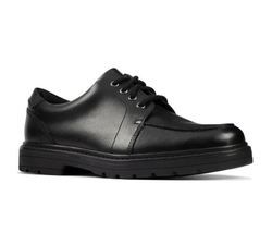 Clarks Boys Shoes - Black - 515926F LOXHAM PACE Y